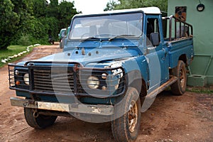 Beat Up Old Safari Truck
