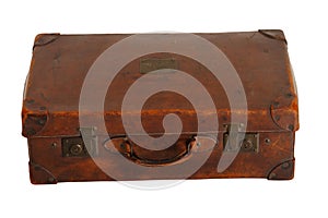 Beaten-up vintage luggage