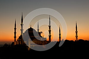 The Beatiful Blue Mosque photo