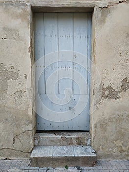 Beatiful old blue door