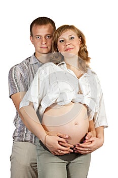 Beatiful pregnant couple