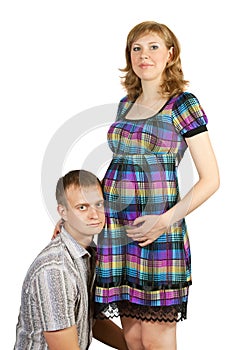 Beatiful pregnant couple