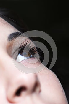 Beatiful young eye photo