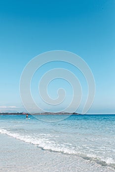 Beatifull sea water at Sardinia coast, Italy.