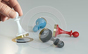 Beating competition, Business concept