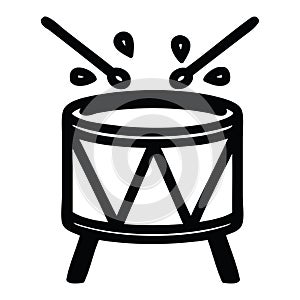 beating drum icon symbol