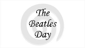 The Beatles Day typography