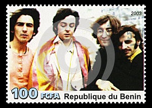 The Beatles Postage Stamp from Benin