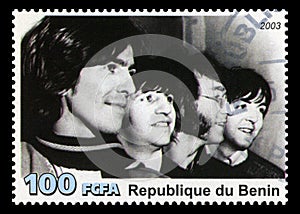The Beatles Postage Stamp from Benin