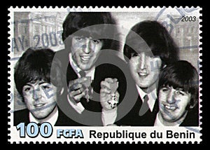 The Beatles Postage Stamp from Benin