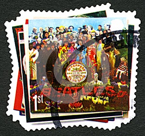 The Beatles UK Postage Stamp