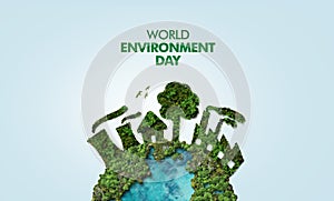 #BeatPlasticPollution, World Environment day concept