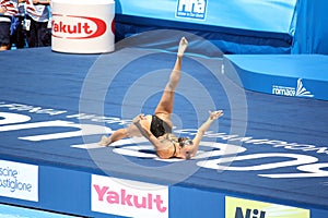 Beatrice Adelizzi Bronze medal Synchro