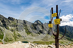 Beatuiful view on High Tatras mountains in Slovakia