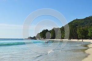 Beau Vallon beach, Seychelles islands