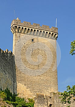 Beaucaire, France - august 18 2016 : castle