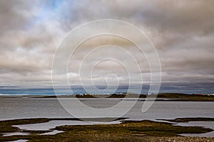 Beaufort Sea town of Tuktoyaktuk NWT Canada