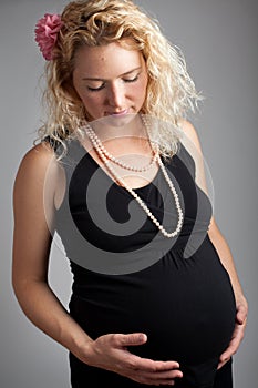 Beauitiful pregnant woman