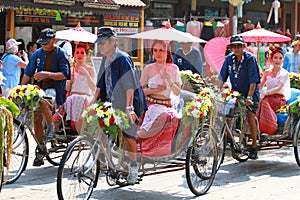Beaultiful three-wheeler parade