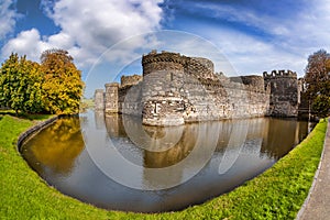 Beaumaris Castle in Anglesey, North Wales, United Kingdom, series of Walesh castles photo