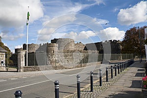 Beaumaris Castle from Castle Street, Beaumaris, Anglesey