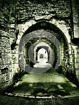 Beaumaris Castle is an unfinished Welsh medieval castle from the turn of the 13th and 14th centuries located in the Wales