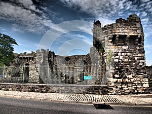 Beaumaris Castle is an unfinished Welsh medieval castle from the turn of the 13th and 14th centuries located in the Wales