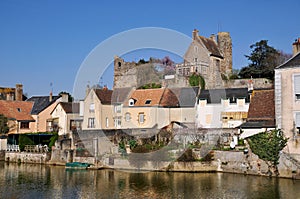 Beaumont sur Sarthe in France