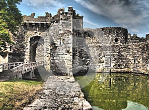 Beaurmaris castle. Built in the thirteenth century by king Edward the first.