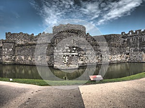 Beaurmaris castle. Built in the thirteenth century by king Edward the first.