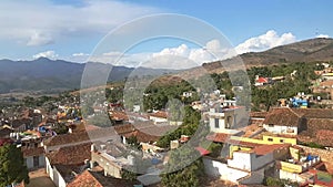 Beautfiul view from -san Francisco de Assis Church in Trinidad, Cuba