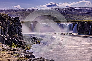 Beautful Godafoss waterfall