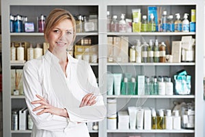 Beautician Advising On Beauty Products