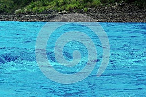 Beautif Neelam River flowing in Murree