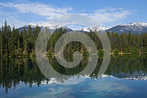 Beautifu lake. Banff Alberta,Canada photo