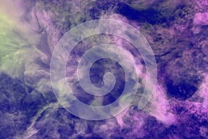 Beautiful 3D illustration of heavy visionary smoke clouds texture or background