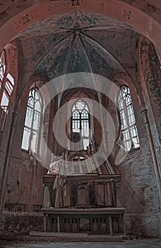 Beautiful Abandoned Catholic Cathedral