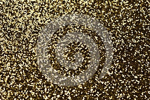 Beautiful abstract art texture background of gold color glitter