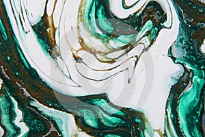 Beautiful abstract background. Acrylic paints. Marble texture. Contemporary art.