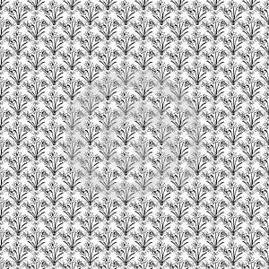Beautiful Abstract black and white seamless background pattern modern creative textile design