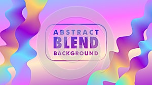 Beautiful Abstract Blend Background Design, 16:9