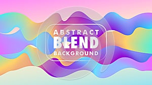 Beautiful Abstract Blend Background Design, 16:9