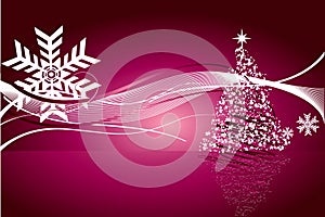Beautiful abstract Christmas vector background