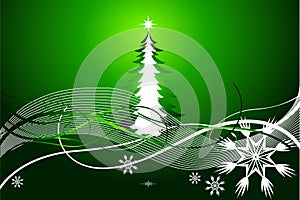 Beautiful abstract Christmas vector background