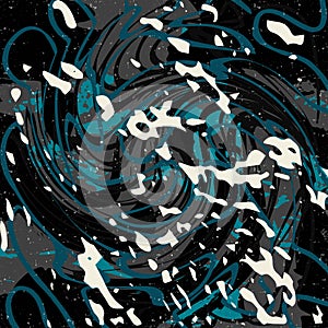 Beautiful abstract dark graffiti pattern vector illustration