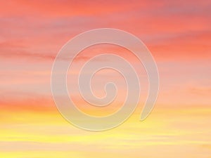 Beautiful abstract nature sunset or sky as background. Abstract pastel soft colorful smooth blurred textured background off focus