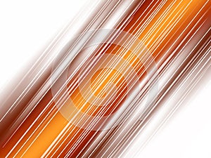 Abstract orange technology background with line