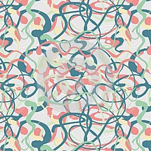 Beautiful Abstract Painting. Seamless Repeating Pattern. Great for surface and textile design.