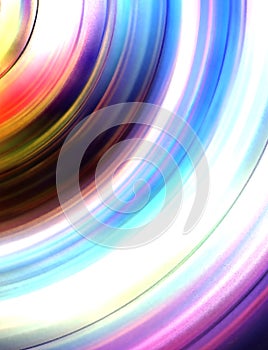 Beautiful abstract rainbow circle color background. photo