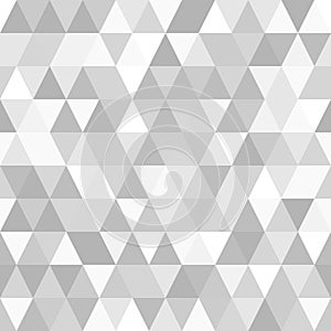 Beautiful abstract seamless background pattern with gray triangles. Vector image